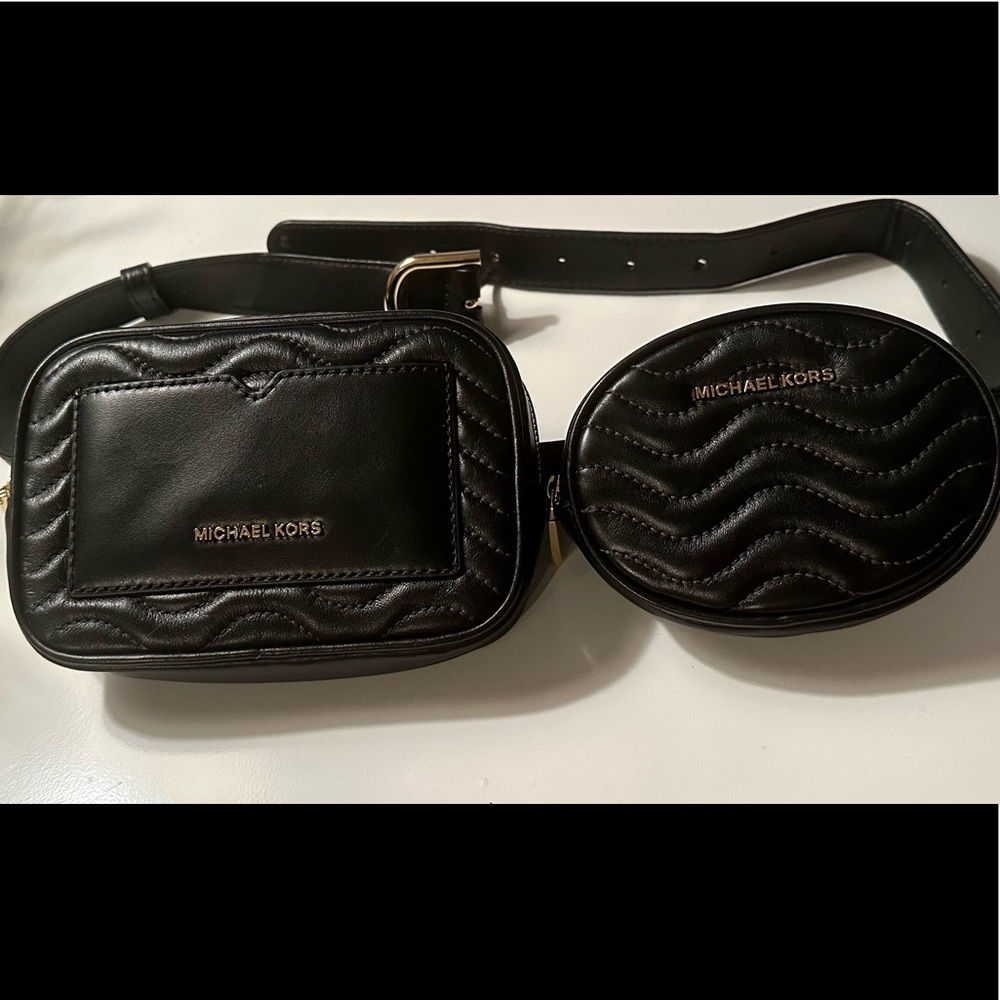 Michael Kors quilted leather fanny pack